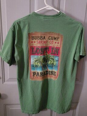 Vintage Bubba Gump Shrimp Green T-shirt - Size Medium